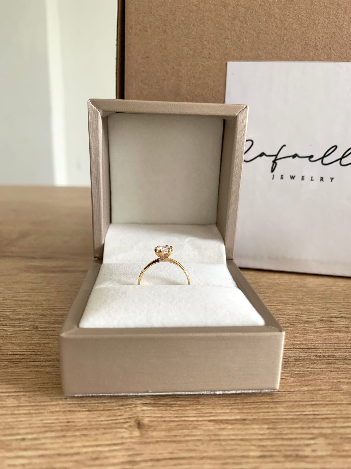 Anillo Aria bañado en oro