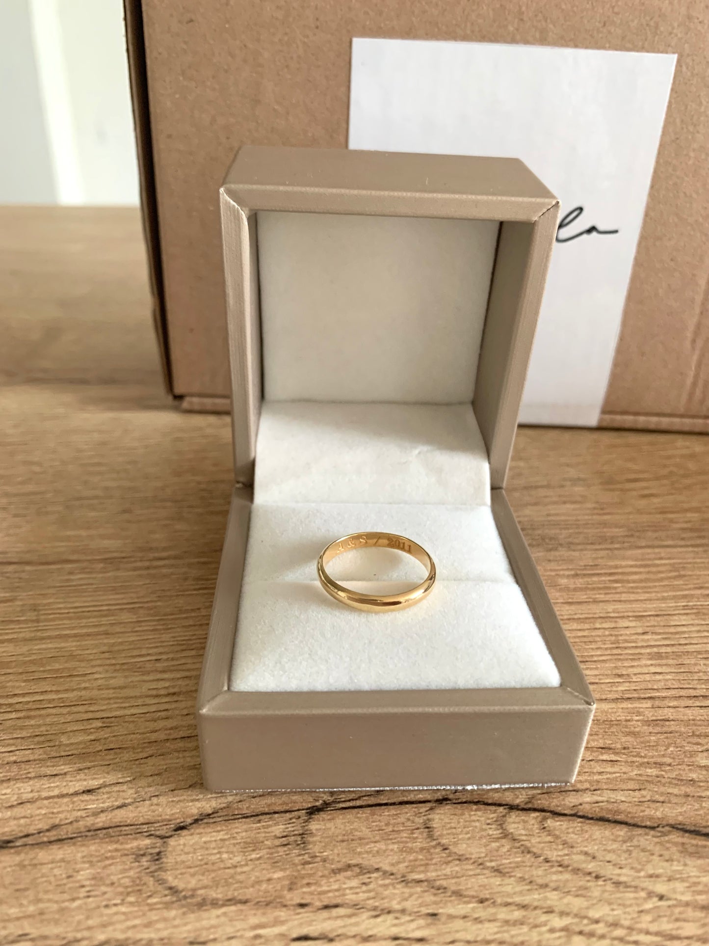 Anillo Leo bañado en oro 18k