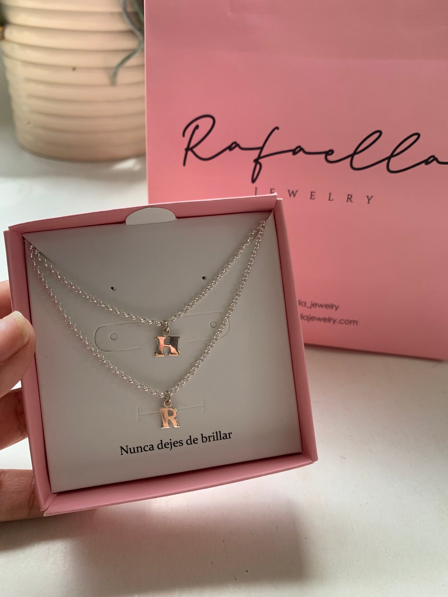 Dúo pulseras iniciales