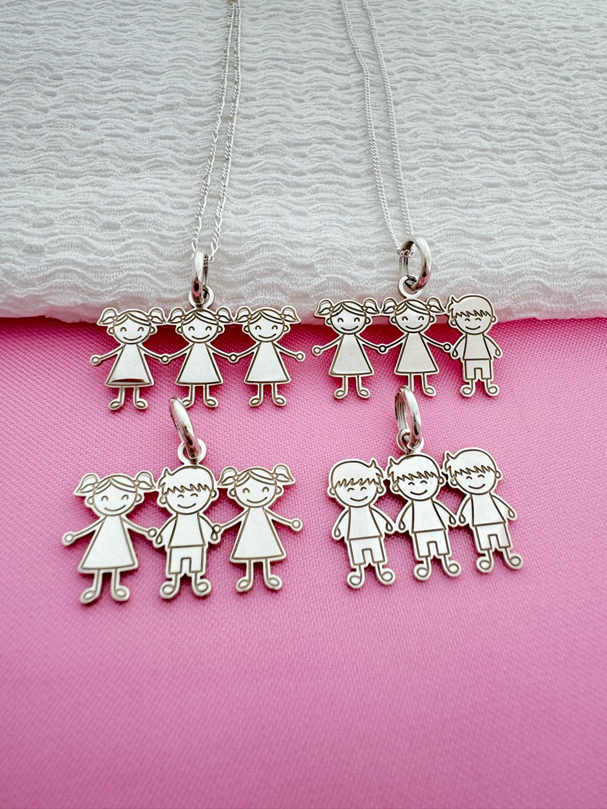 Collares niños grabados