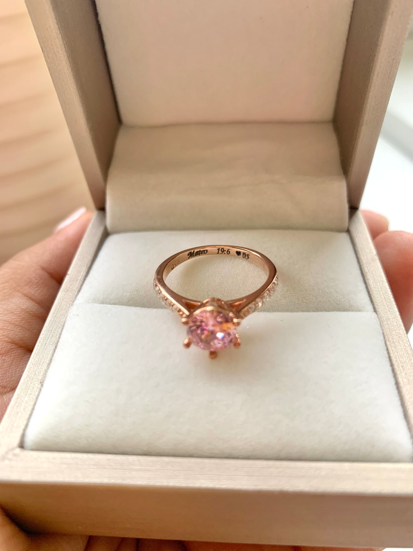 Anillo Rafaella Rosa