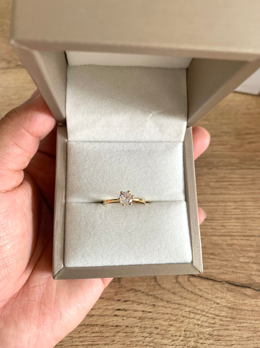 Anillo Aria bañado en oro